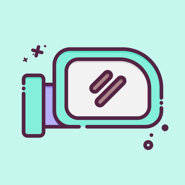 图标翼镜。与备件符号相关。MBE风格。简单的设计可编辑。简单的说明图片下载