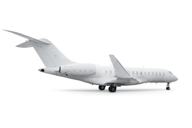 现代私人飞机孤立在白色背景图片下载