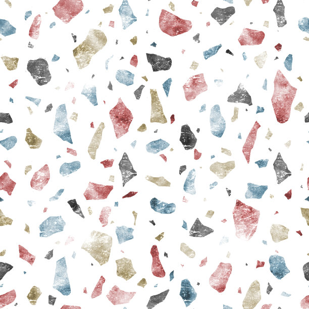 抽象意大利水磨石风格水彩无缝图案图片下载