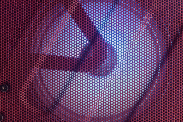 背景蓝色和红色LED屏幕扬声器扬声器图片下载