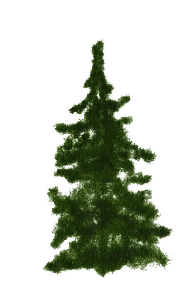 水彩画的背景风景多雾的森林，冬天的小山。野生自然。水彩树图片下载