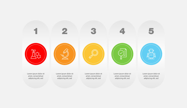 科学信息图表设计图片下载