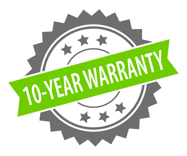 10年保修-印章，印鉴，印章模板。难看的东西效果。向量股票插图图片下载