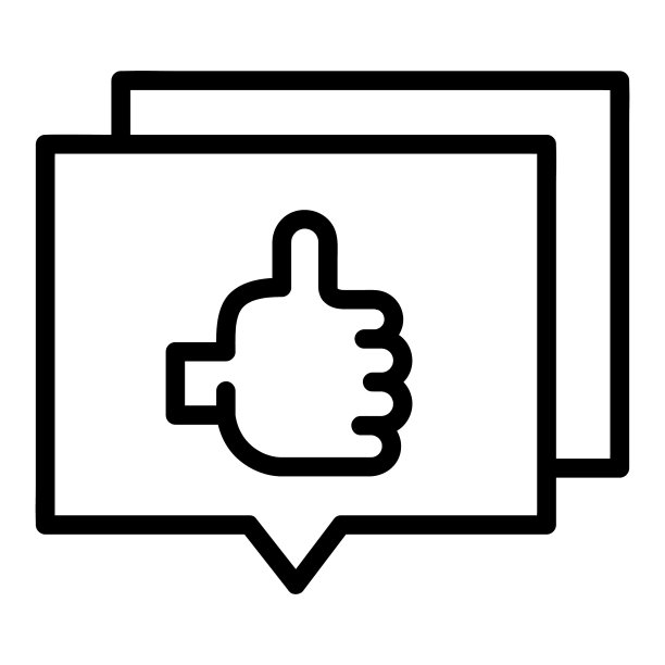 聊天矢量图标，轮廓样式图标，从广告图标收集，隔离在白色背景上。图片下载