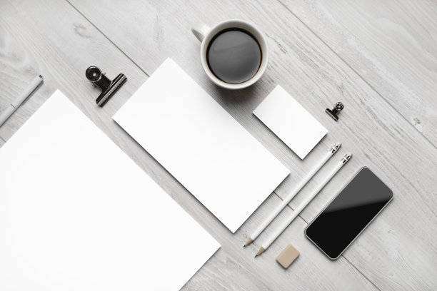 空白业务文具图片下载