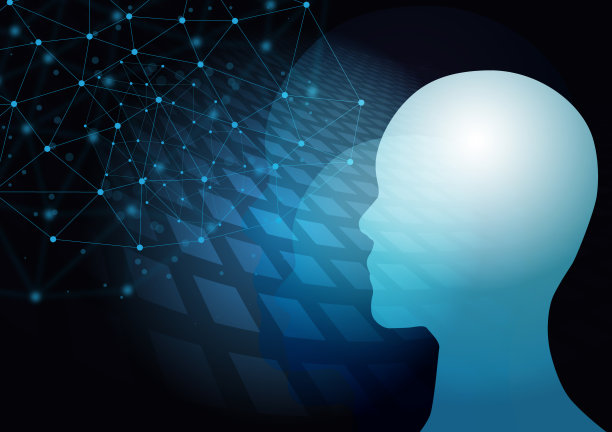 近未来人工智能数字图像背景图片下载