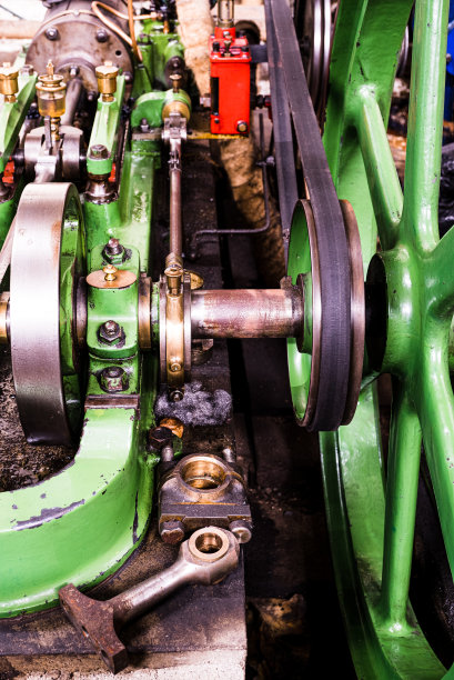 蒸汽机械中的精梳磨图片下载