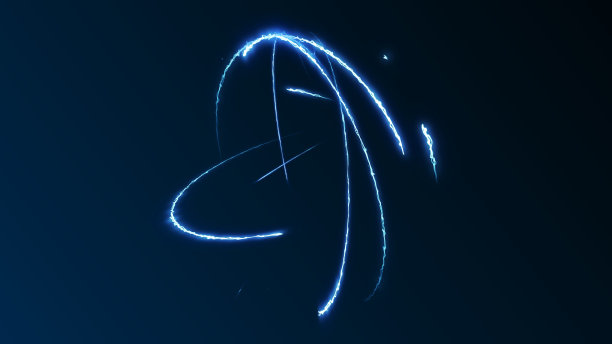 4k摘要-能量球-原子细胞- DNA -多色无限循环背景图片下载