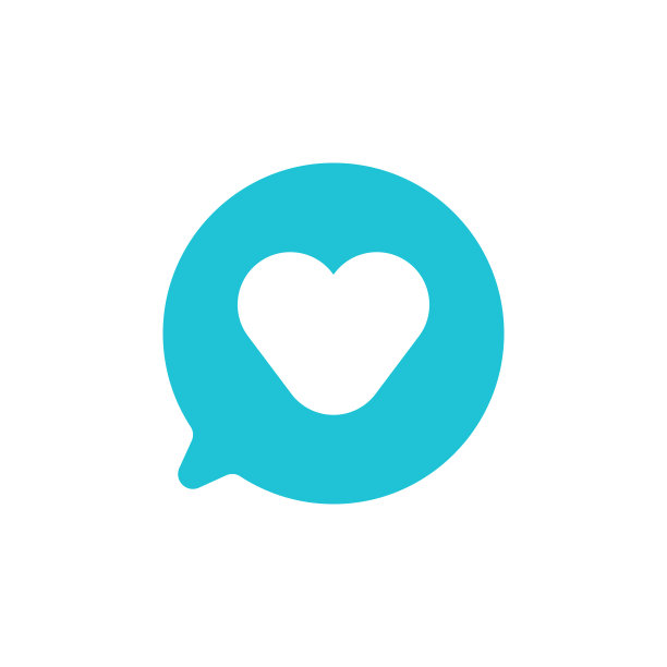 心的形状上说话气泡图片下载