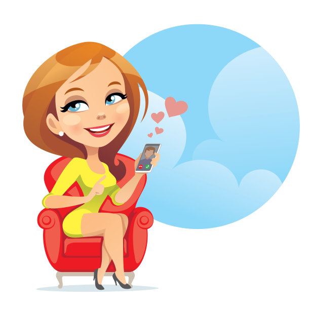 有手机的女人图片下载