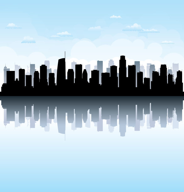 洛杉矶(所有的建筑都是完整的和可移动的)图片下载