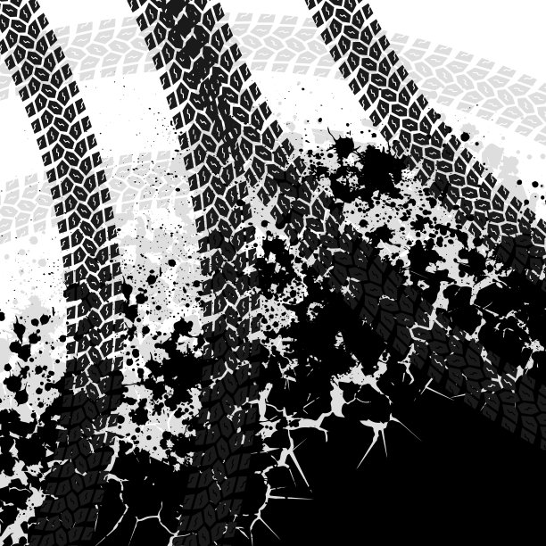 裂缝黑色碎石线震中图片下载