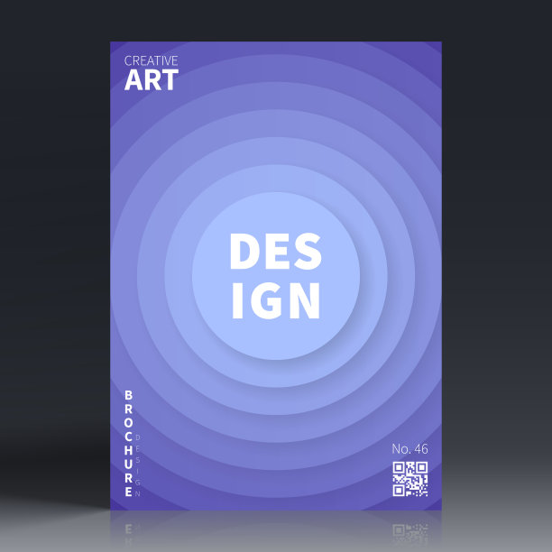 宣传册模板排版，蓝色封面设计，商业年报，传单，杂志图片下载