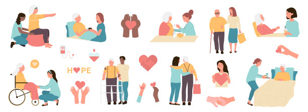 理疗、康复、老年护理集、护理人员及老年患者行走图片下载