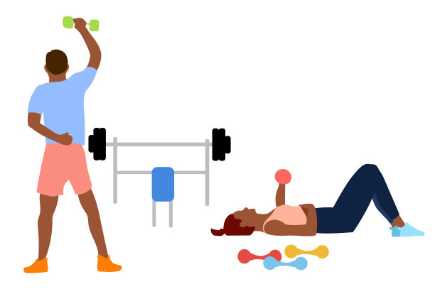 健身常规哑铃桃子短裤图片下载