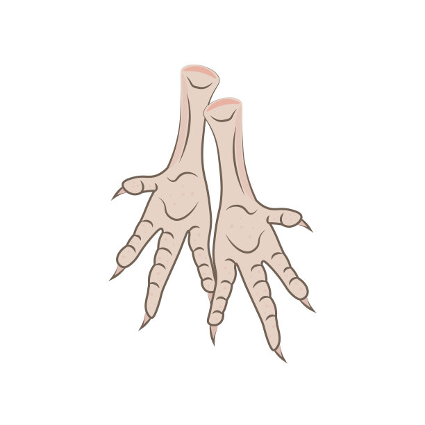 简易卡通鸡腿图片下载