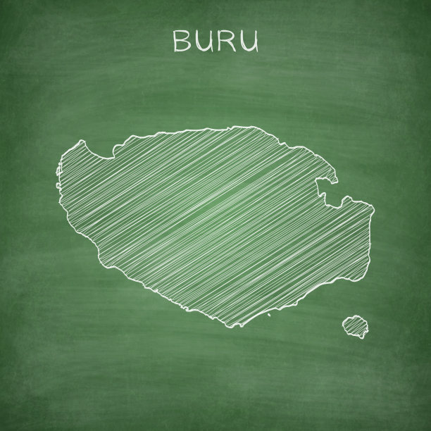 布鲁地图画在黑板上-黑板图片下载