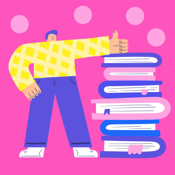 有一堆书的学生。图片下载