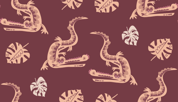 鳄鱼图案1图片下载