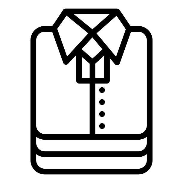 衬衫堆叠线图标，购物概念，堆叠折叠的衣服标志在白色背景上，堆叠衬衫图标在轮廓风格的移动概念网页设计。矢量图形。图片下载