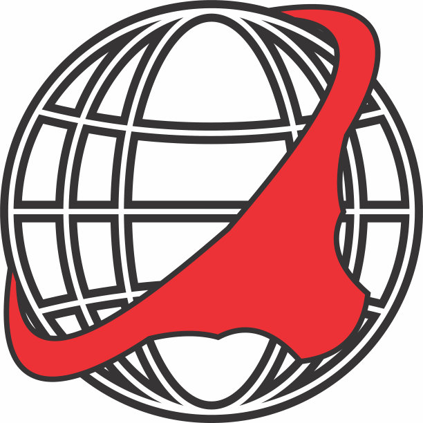 牛头球形标志的插图矢量图形图片下载