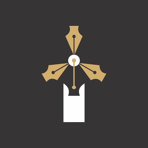 风车标志的插图矢量图形图片下载