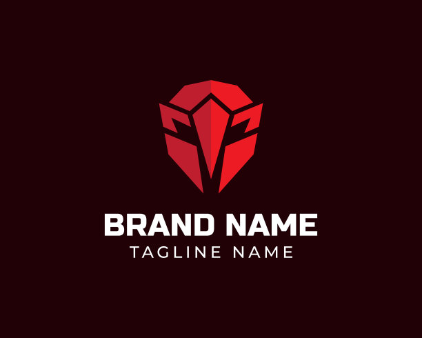 斯巴达头盔标志。斯巴达头廓阳刚概念标志。健身标志模板。图片下载