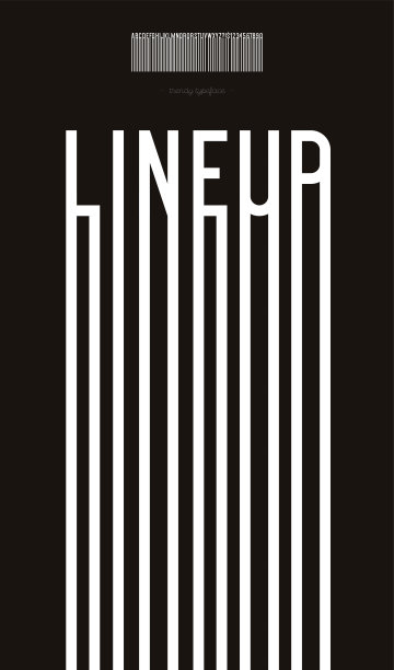 矢量字体粗体风格现代排版图片下载