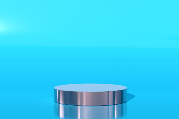 豪华讲台3d插图展示背景图片下载