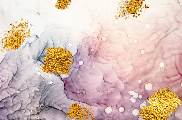 天堂。黄金大理石-艺术。图片下载