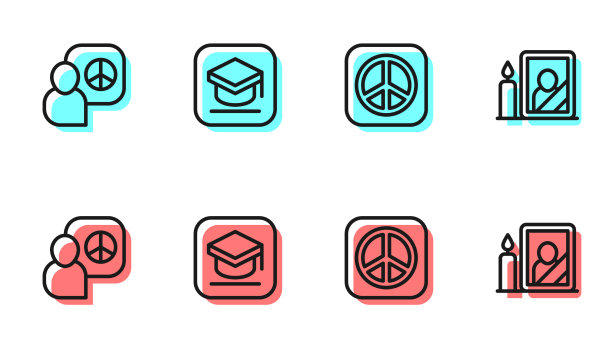 设定线，和平谈判，毕业帽和哀悼图片下载