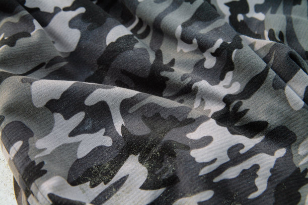 迷彩衬衫特写图片下载
