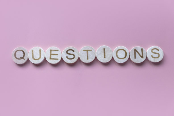 QnA或问答概念。单词问题的字母表。图片下载