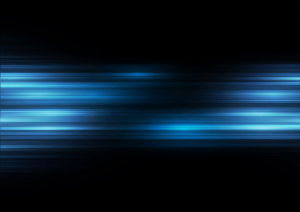 黑色背景的现代抽象高速光运动效果。矢量插图。图片下载