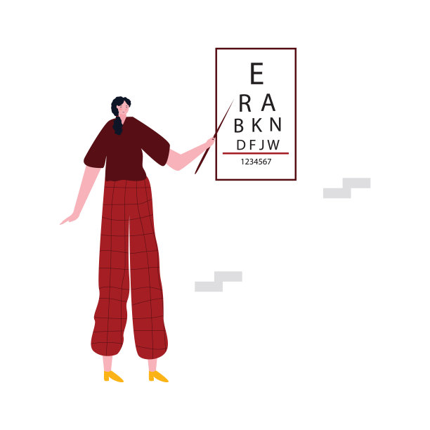 眼睛检查验光保健医学治疗检查治疗近视视力检查咨询图片下载