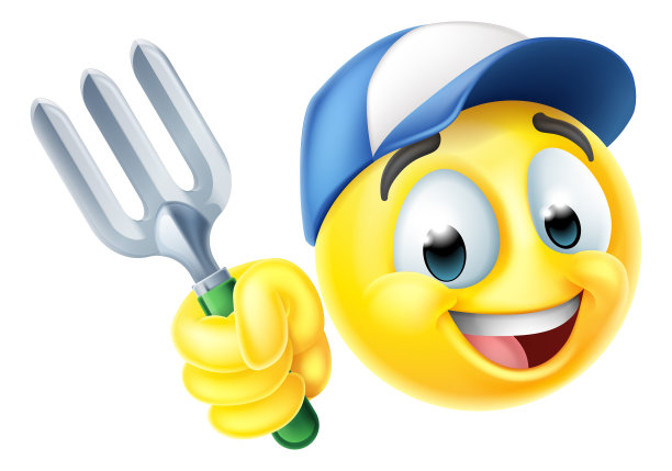 园丁表情卡通脸图片下载