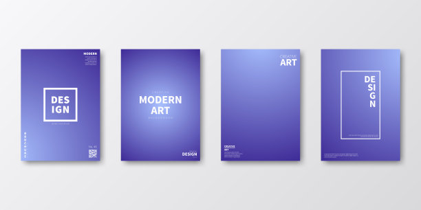 宣传册模板布局，蓝色封面设计，企业年度报告，传单，杂志图片下载