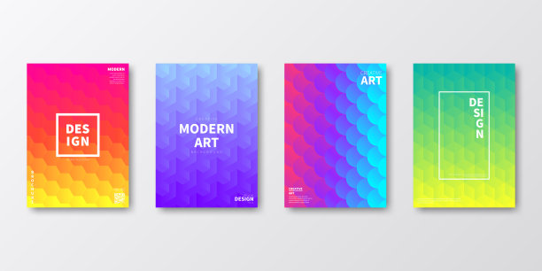 小册子模板布局，封面设计，业务年报，传单，杂志图片下载