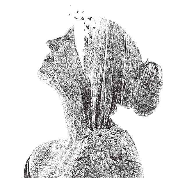 一名年轻女子在海峡被多次曝光。锡安国家公园图片下载