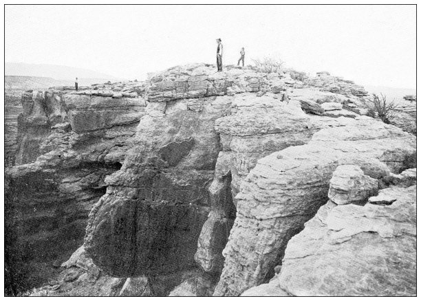 大峡谷古色古香的旅行照片:梅萨坎塔达图片下载