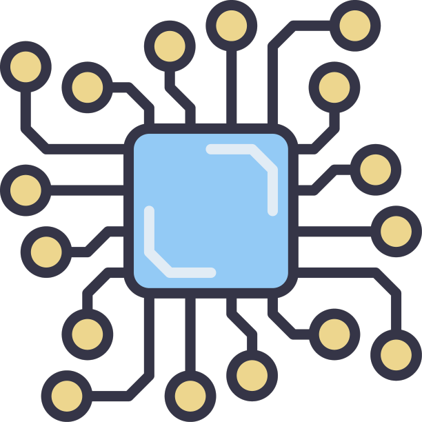 芯片处理器或电路板的概念图片下载