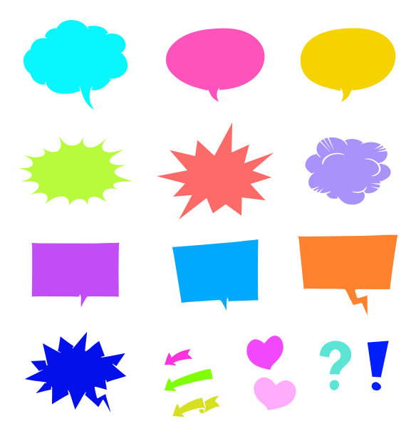 空洞空洞的演讲气泡图片下载