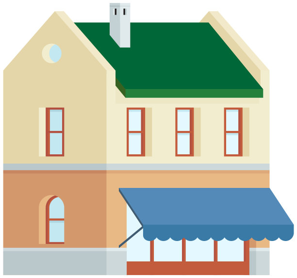 家居建筑矢量图标图片下载