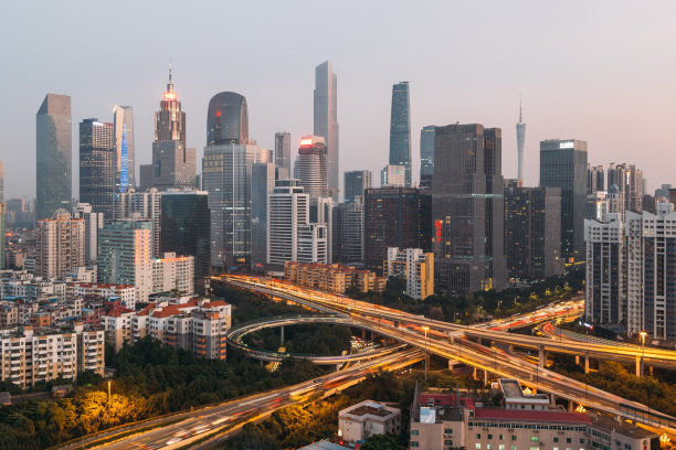 广州CBD蓝时照片图片下载