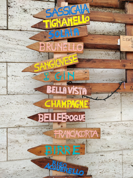 葡萄酒指示标志图片下载