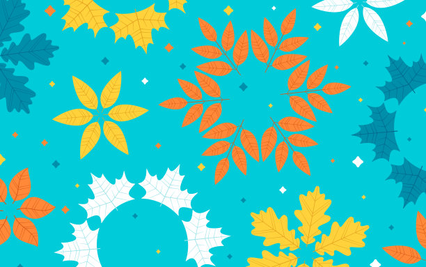 现代秋叶背景图片下载