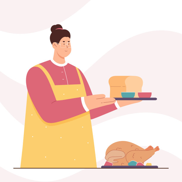 料理盘子的女性、餐厅的女厨师或上菜的女服务员图片下载