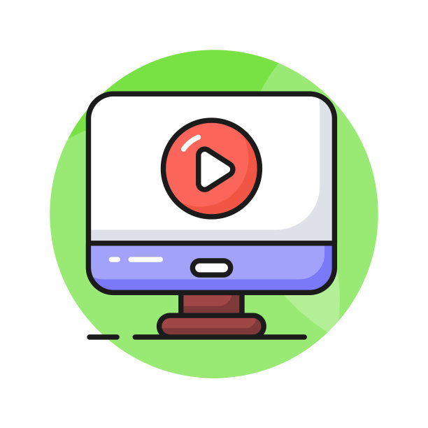 视频媒体播放器矢量设计，视频营销图标的高级使用图片下载