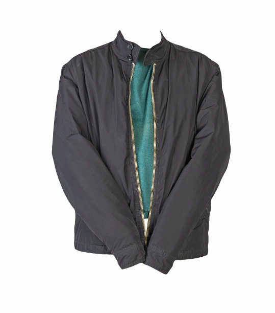 夹克和毛衣被隔离在白色的背景上图片下载