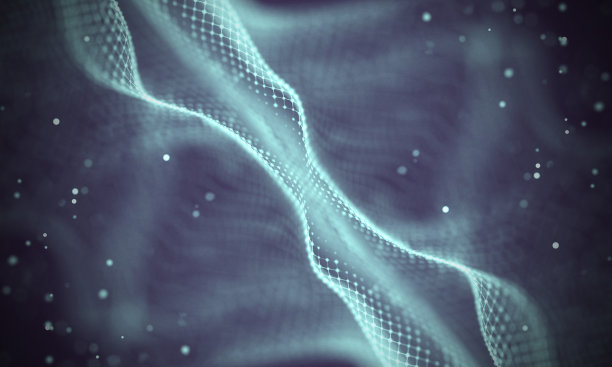 数据技术抽象未来主义插图。低多边形形状与连接点和线在黑暗的背景。3 d渲染。大数据可视化图片下载